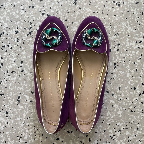 Charlotte Olympia Shoes - charlotte olympia Pisces smoking flats size 7